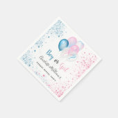Serviette En Papier Genre révéler la fête garçon fille bleu rose parti (Coin)