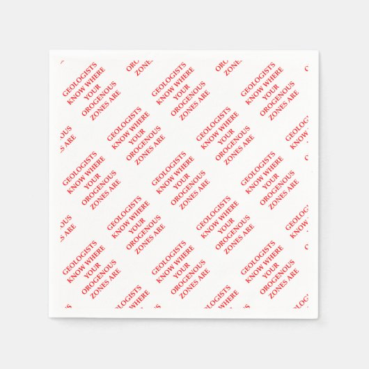 Serviette En Papier géologie (Devant)