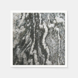 Serviette En Papier Géologie Rocher gris avec Motif Feline