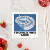 Serviette En Papier Géologique Time Rocks ! (Âge géologique) (En situation)