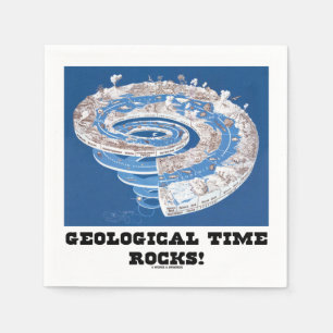 Serviette En Papier Géologique Time Rocks ! (Âge géologique)