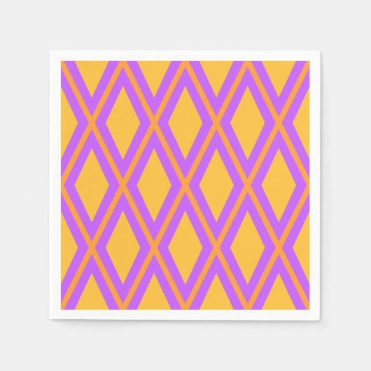 Serviette En Papier Geometric Pattern (Devant)