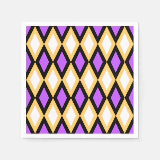 Serviette En Papier Geometric Pattern (Devant)