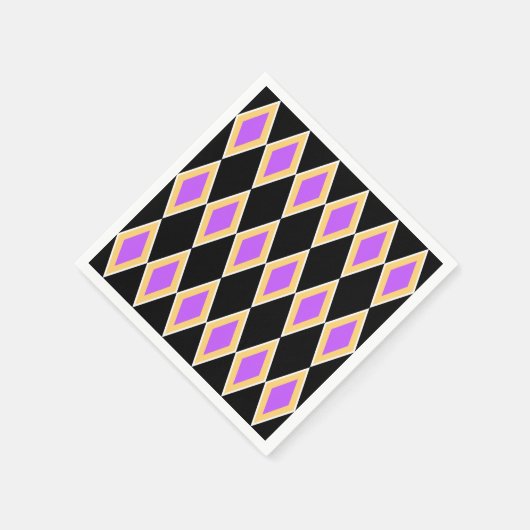 Serviette En Papier Geometric Pattern (Coin)