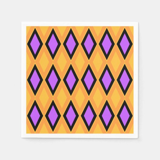 Serviette En Papier Geometric Pattern (Devant)