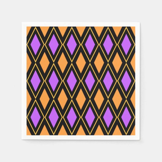 Serviette En Papier Geometric Pattern (Devant)