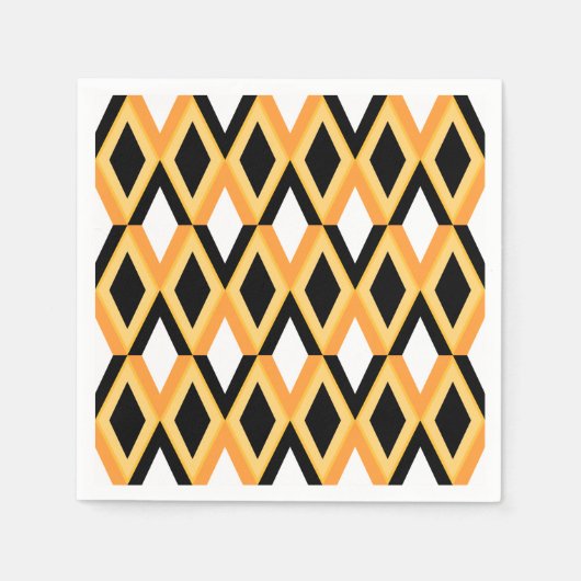 Serviette En Papier Geometric Pattern (Devant)