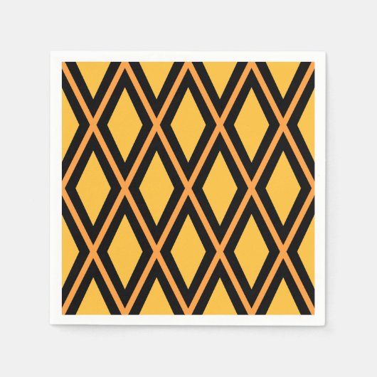 Serviette En Papier Geometric Pattern (Devant)