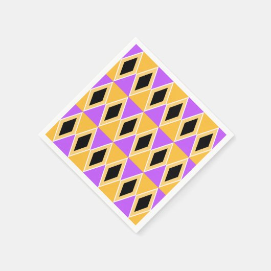 Serviette En Papier Geometric Pattern (Coin)