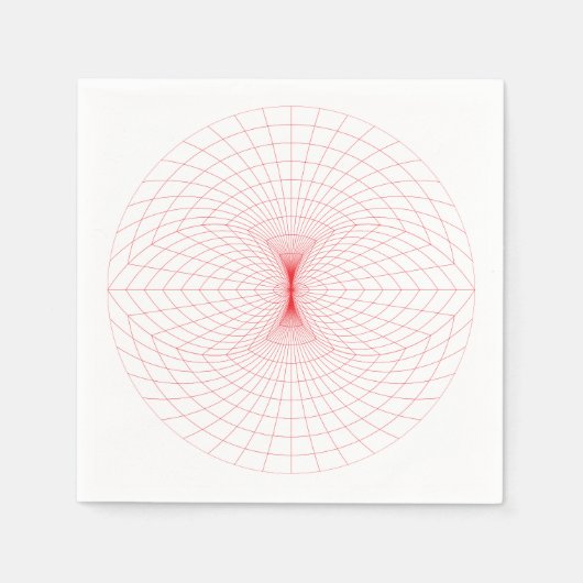 Serviette En Papier Géométrie Abstraite Napkin (Devant)
