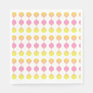 Serviette En Papier Géométrie thématique d'été
