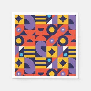 Serviette En Papier Géométrique minimal