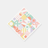 Serviette En Papier géométrique n° 32 (Coin)