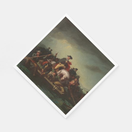 Serviette En Papier George Washington Traversant le Delaware (Coin)