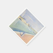 Serviette En Papier Georges Seurat - Le chenal des cimes (Coin)