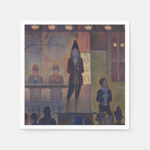 Serviette En Papier Georges Seurat - Parade de cirque
