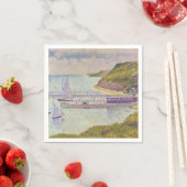 Serviette En Papier Georges Seurat - Port-en-Bessin à High Tide (En situation)