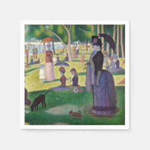 Serviette En Papier Georges Seurat - Un dimanche à La Grande Jatte