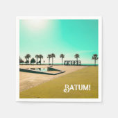 Serviette En Papier Géorgie Batumi Architecture Paysage (Devant)