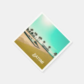 Serviette En Papier Géorgie Batumi Architecture Paysage (Coin)