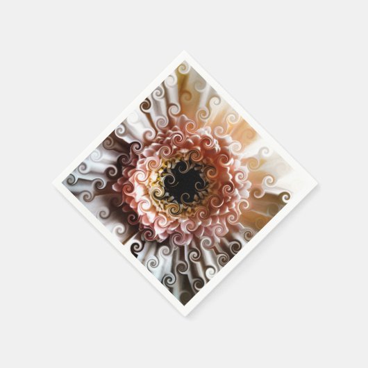 SERVIETTE EN PAPIER GERBERAS (Coin)