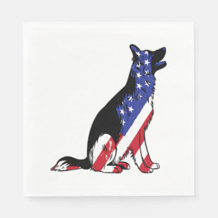 Serviette En Papier German Shepherd