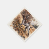 Serviette En Papier  German Shorthaired Pointer  (Coin)