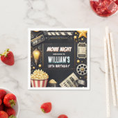 Serviette En Papier Get boy Camping Popcorn Film Nuit 13e anniversaire (En situation)