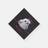 Serviette En Papier Ghost Halloween Baby shower Little Boo (Coin)