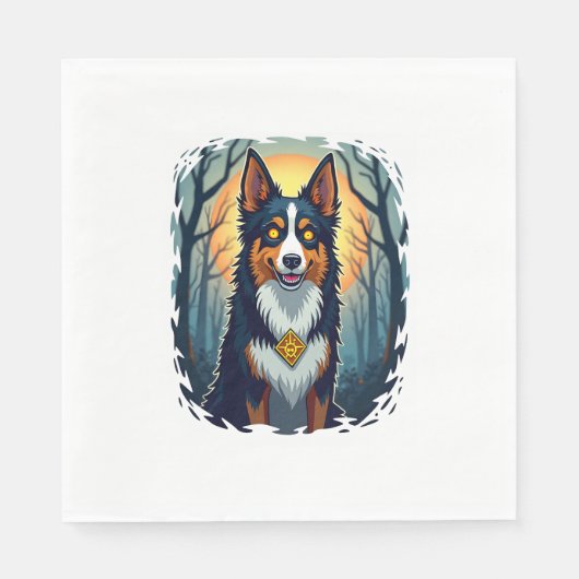 Serviette En Papier Ghoul Greyhound Dash (Devant)