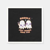 Serviette En Papier Ghouls Just Wanna Fun - Kawaii Style Fun Musi (Devant)