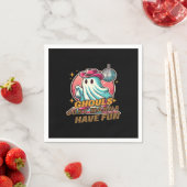 Serviette En Papier Ghouls Veut Juste Avoir Un Amusant Design Disco Po (En situation)