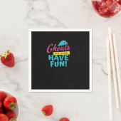 Serviette En Papier Ghouls veut juste s'amuser (En situation)