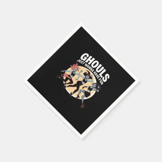Serviette En Papier Ghouls veut juste s'amuser automne & basique (Coin)