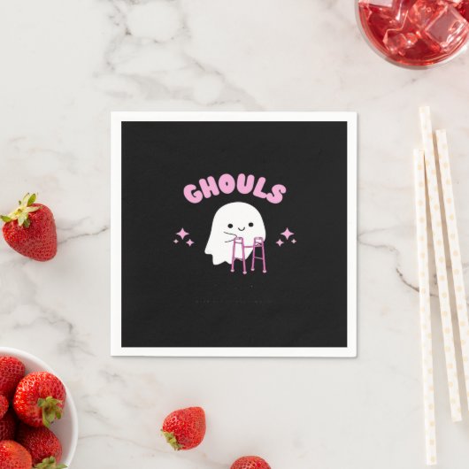 Serviette En Papier Ghouls veut juste s'amuser Funny & Sloth (En situation)