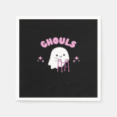 Serviette En Papier Ghouls veut juste s'amuser Funny & Sloth (Devant)