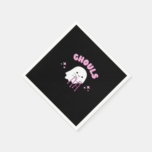 Serviette En Papier Ghouls veut juste s'amuser Funny & Sloth (Coin)