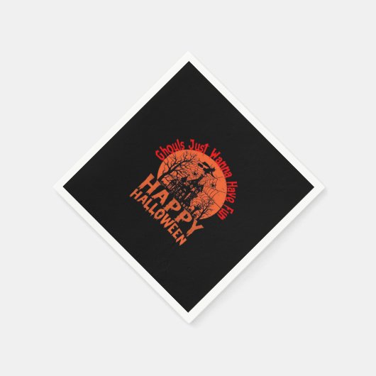 Serviette En Papier Ghouls veut juste s'amuser - Ghoul-Tastic Hallowee (Coin)