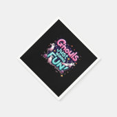 Serviette En Papier Ghouls veut juste s'amuser Halloween Disco Party I (Coin)