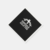 Serviette En Papier Ghouls veut juste s'amuser Halloween drôle (Coin)