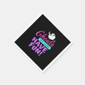 Serviette En Papier Ghouls veut juste s'amuser - Humour d'Halloween (Coin)