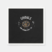 Serviette En Papier Ghouls veut juste s'amuser Sloth & Halloween (Devant)