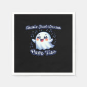 Serviette En Papier Ghouls veut juste s'amuser Sloth & Slogan (Devant)