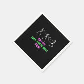 Serviette En Papier Ghouls Veux Juste S'Amuser Paresseuse Paresseuse (Coin)