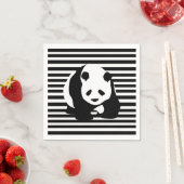 Serviette En Papier Giant Panda et Stripes (En situation)
