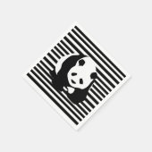 Serviette En Papier Giant Panda et Stripes (Coin)