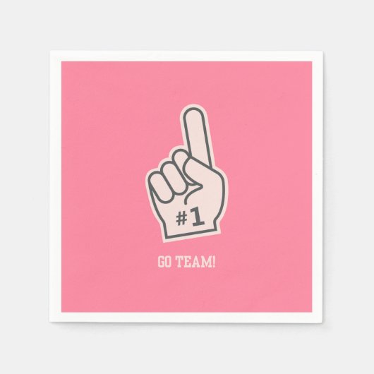 Serviette En Papier Gillette de football (Devant)