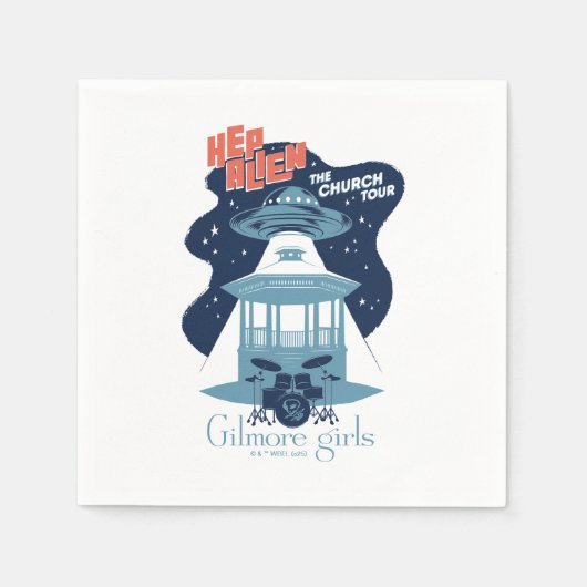 Serviette En Papier Gilmore Girls Hep Alien Church Tour (Devant)