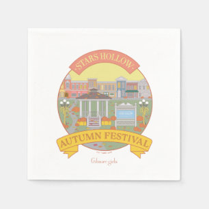 Serviette En Papier Gilmore Girls Stars Hollow Festival d'automne