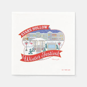 Serviette En Papier Gilmore Girls Stars Hollow Winter Festival